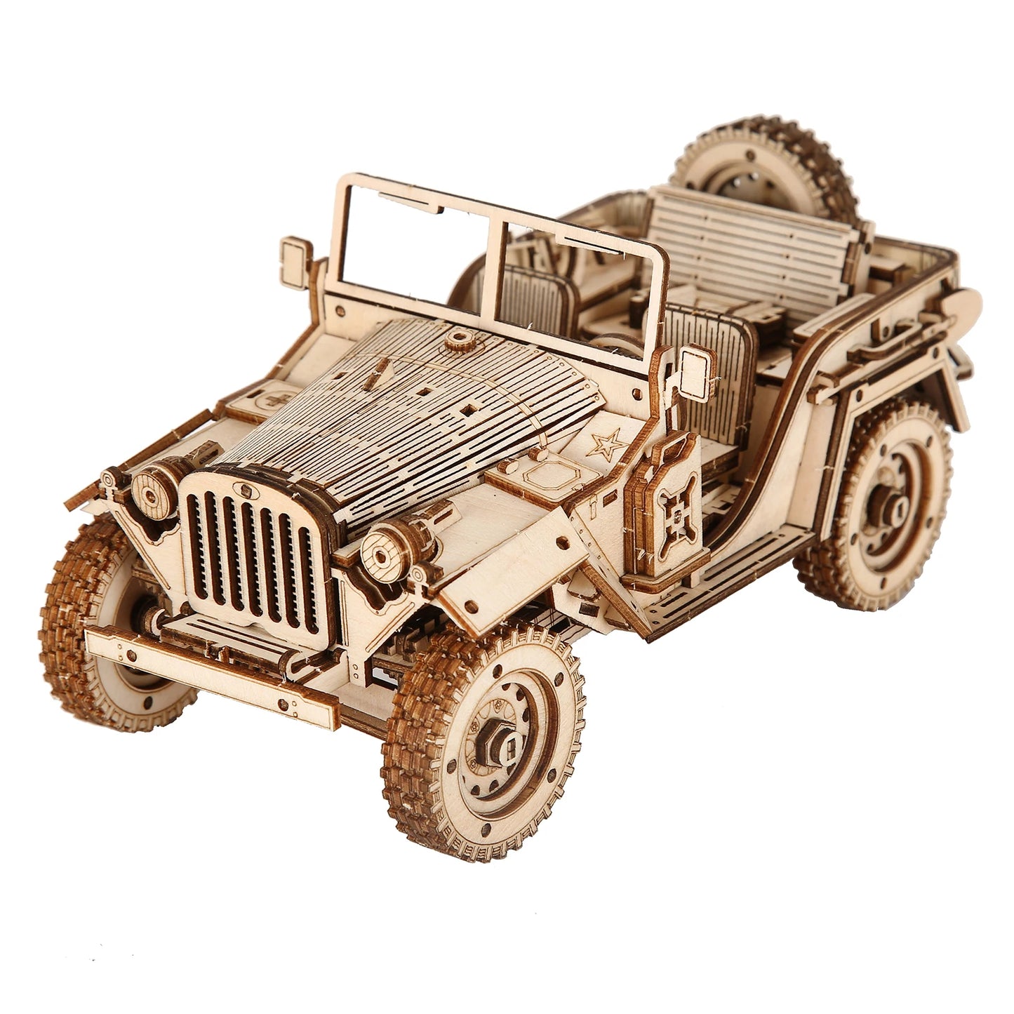 Präzisions-Holzmodell – Mechanischer 3D Bausatz