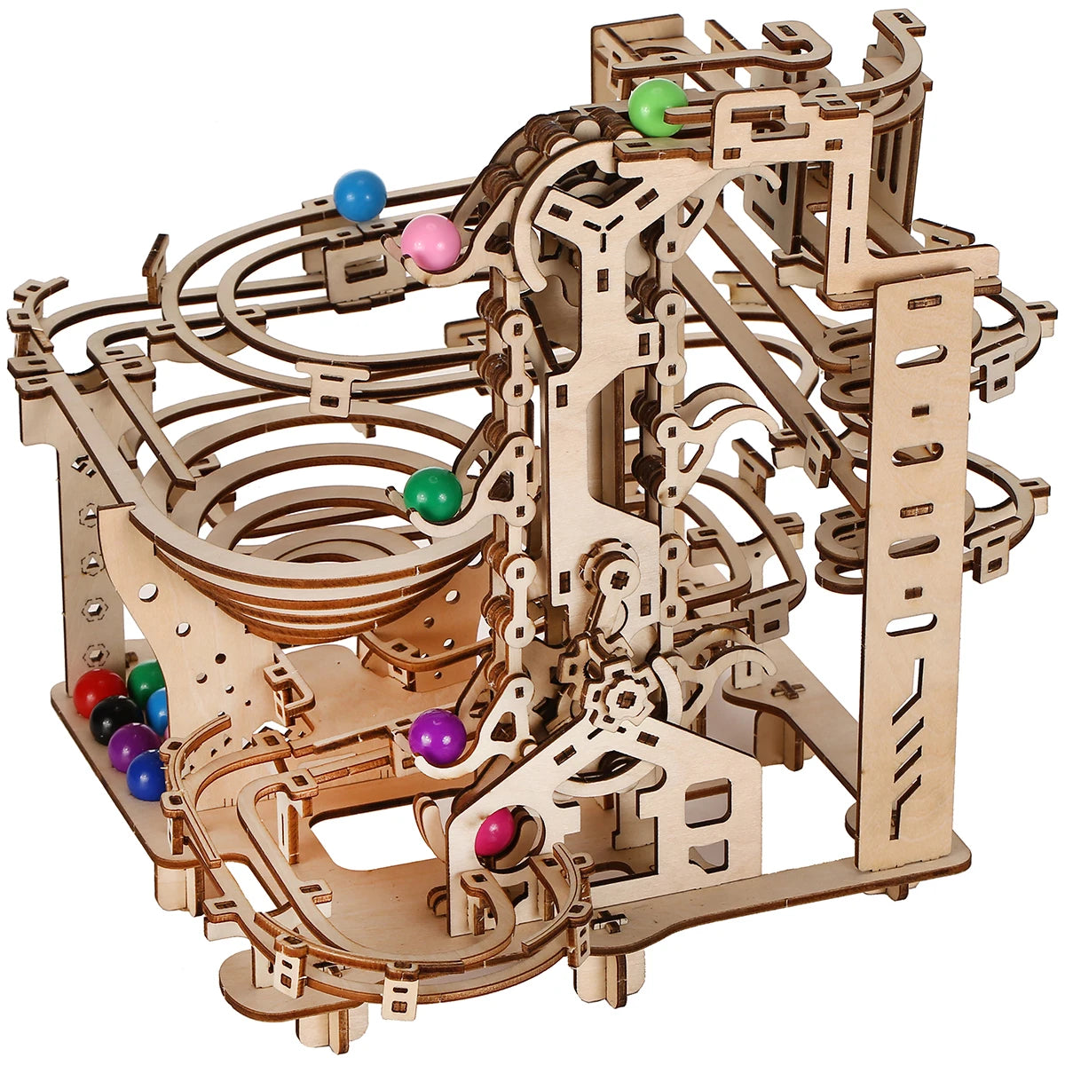 Präzisions-Holzmodell – Mechanischer 3D Bausatz