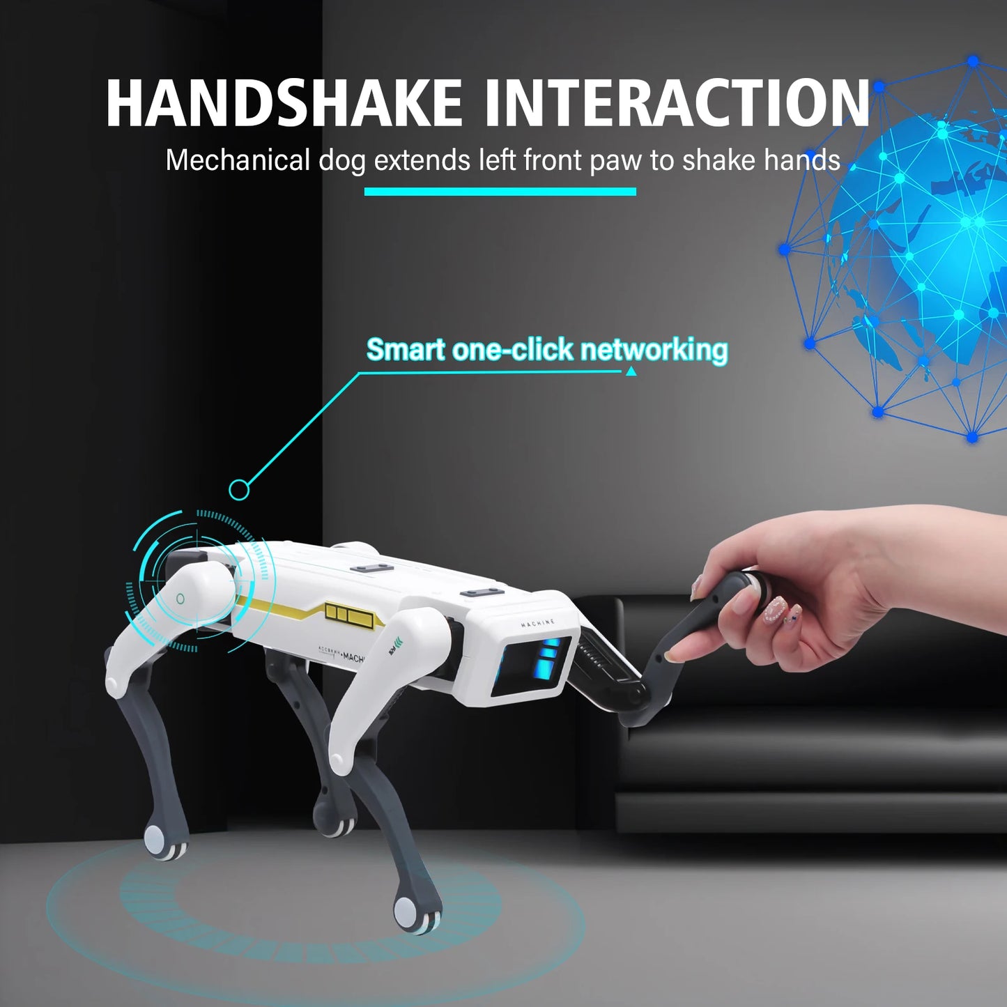 Smart RoboDog X1 – Interaktiver Lern-Hund mit Sprach- & App-Steuerung