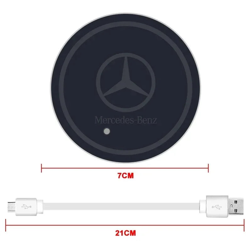 Ezstyle LED Cup Holder Light – 7 Farben für Mercedes-Benz Fahrzeuge