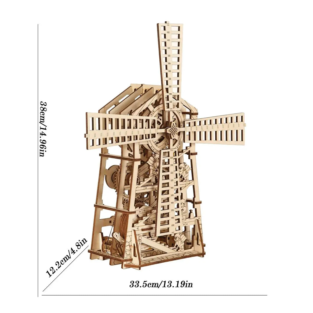 Präzisions-Holzmodell – Mechanischer 3D Bausatz