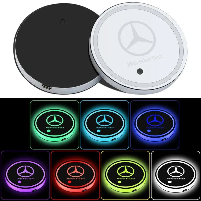 Ezstyle LED Cup Holder Light – 7 Farben für Mercedes-Benz Fahrzeuge