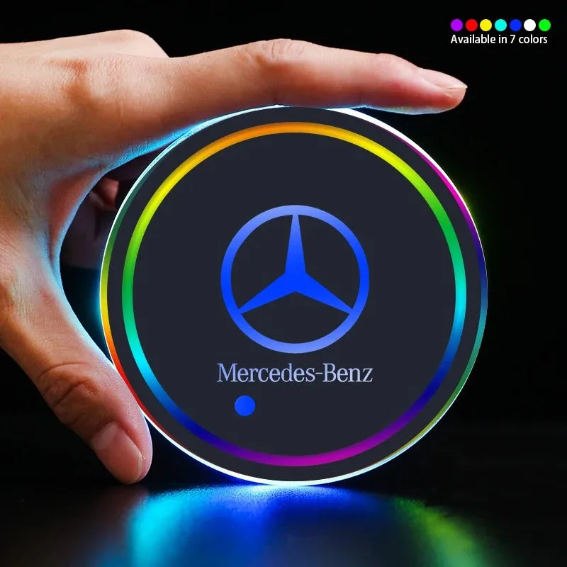 Ezstyle LED Cup Holder Light – 7 Farben für Mercedes-Benz Fahrzeuge