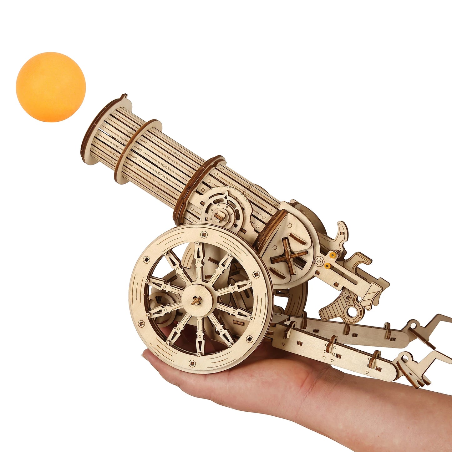 Präzisions-Holzmodell – Mechanischer 3D Bausatz