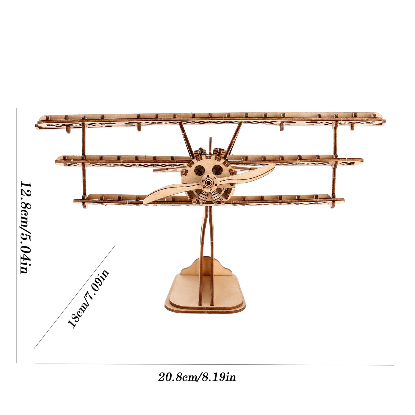 Präzisions-Holzmodell – Mechanischer 3D Bausatz