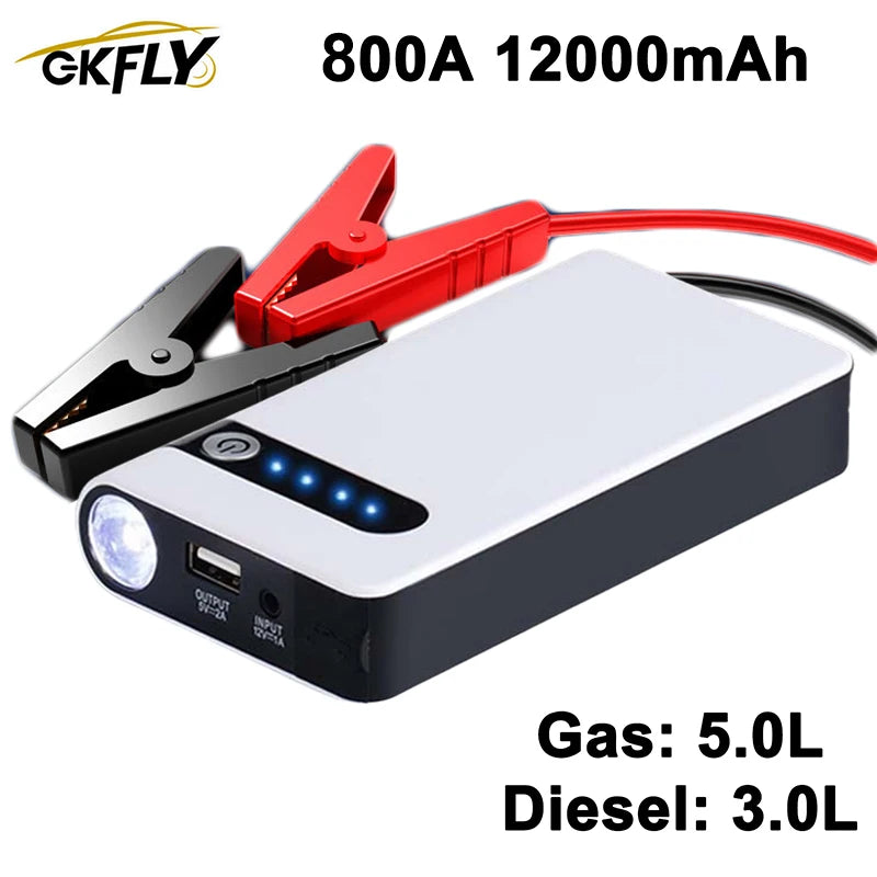 EzStyle PowerStart 12000 – Tragbare Auto-Starthilfe & Powerbank