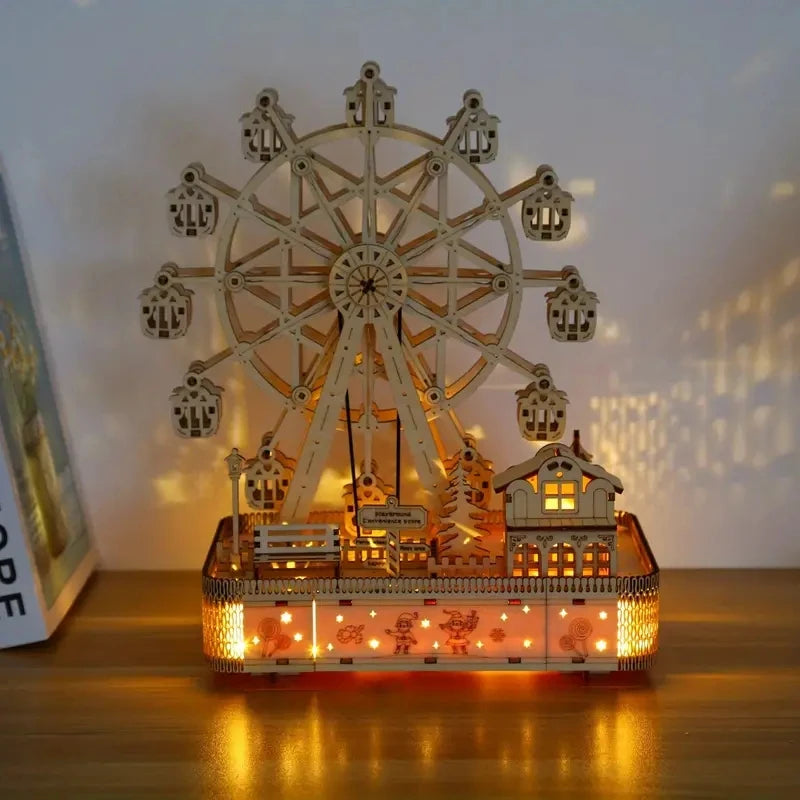 Präzisions-Holzmodell – Mechanischer 3D Bausatz