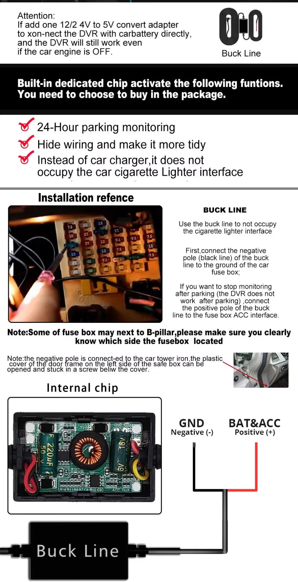 OMGO 360° 4CH WiFi Dash Cam – Ultra HD 2.5K Autokamera